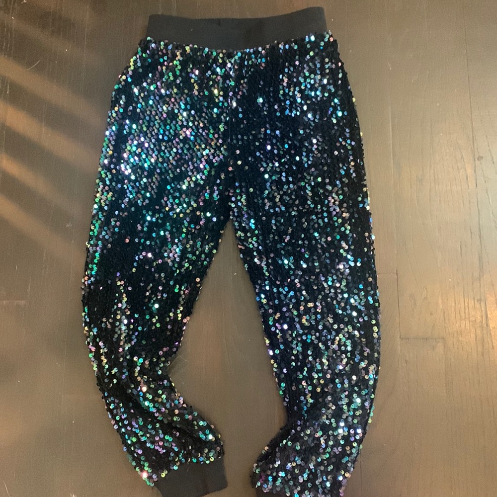 HABITUAL GIRL SEQUIN TRACK JOGGERS